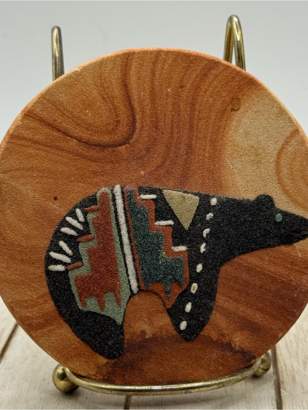 Handcrafted Navajo Sandstone sand art Home Art
